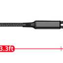 4FT Multiple Charger Cable, 2Pack, 2-in-1 USB C, USB A to Dual USB C Cord, Multi USB Type C Splitter Cable for iPhone 16/15 Pro Max, iPad Air/Pro, Galaxy S24, Google Pixel,Android,Car