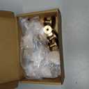 9BUILD 10 Pack Champagne Bronze Cabinet Knobs - 1.2 Inch Round Drawer Knobs for Kitchen & Dresser Drawers