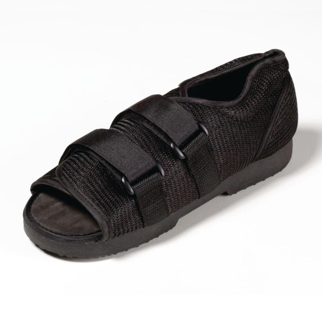 Rolyan Post-op Shoe, Comfortably Conforms to User's Foot, Enhances User Comfort, D-Ring Straps Assist with Adjustments, Large, Women