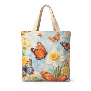 Butterfly Canvas Bag 14 x 16 inches