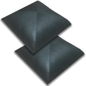 Stratiform Miracle Cushion Cure Fixes Severely Sagging Cushions, Heavy Duty Couch Cushion Support Board with Padded Dome, 2 Pads, 15.5x15.5x4 (x2), Couch Support, Extends Couch Life, Made in USA (Set of 2)