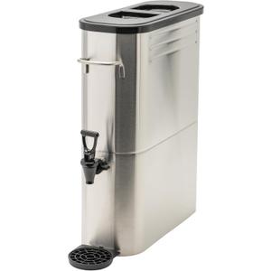 Winco SSBD-5 Stainless Steel Ice Tea Dispenser, 5-Gallon,Medium