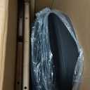 YOUNIKE Black Dining Chair with High Back Single Mid Century Modern Kitchen Chair Faux Leather Upholstered Armless Accent Chair 20" Wide Padded Seat with Soild Wooden Legs for Living Room Bedroom