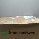 Restaurantware 23 gal Square Gray Plastic Trash Can