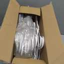 NEATERIZE Clothes Hangers 50 Pack White - Plastic Hangers - Ganchos Colgar Ropa