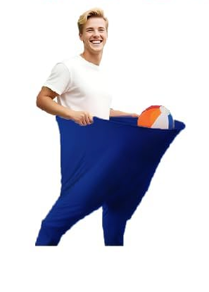 Granny Pants Yard Game Sets(2Pcs), Granny Pants Outdoor Games for Adults and Family, Party Field Day Games (Blue)