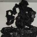 Verdusa Women's Plus Size 4 Piece Lingerie Set Floral Lace Sheer Bralettes and Thong with Garter Belt.4XL