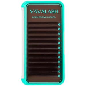 VAVALASH Colored Lash Extensions Dark Brown Eyelash Extensions 0.03 0.05 0.07 0.1 0.15 Volume Lash Extension 8-15mm Mixed Lashes C D Curl Premium color Lashes Extension(Dark Brown-0.03-CC-8-15mm) Pack of 2