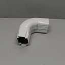 VYH Downspout Gutter Elbows Positive Elbow90 Degrees 2x3 Style A Gutter Elbow, Downspout Elbow, Roofing Gutter Downspout Elbows (White)