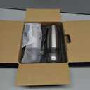 Electric Salt and Pepper Grinder Set: - For Gravity Electric Salt and Pepper Shakers Set Rechargeable Automatic Spice Grinder USB Powered Spice Peppercorn Shaker with Adjustable Coarseness