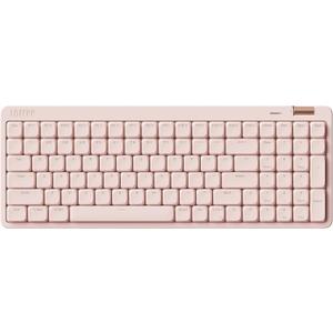 Flow Lite 100 Keys Low Profile Mechanical Keyboard, Swappable Rechargeable Wireless Keyboard with 2.4G Receiver, Bluetooth and Wired Connection for Windows, Mac/ Specter Linear Switches (Flamingo)