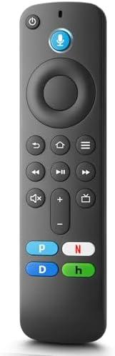 Replacement Voice Remote Control Compatible with TV Stick,TV Cube, and Insignia/Toshiba/Pioneer Smart TVs