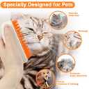 Nepfaivy Cat Steam Brush for Shedding - Steamy Cat Brush for Indoor Cats, Rechargeable Steaming Dog Brush, Pet Spray Hair Removal Comb for Massage, Spritz Defur Comb Mist Water Steamer