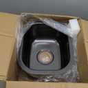 Black Bar Sink Undermount-Hovheir 12x16 Bar Sink Small Undermount Kitchen Bar Prep 16 gauge Black Stainless Steel Single Bowl Outdoor Rv Kitchen Sinks with Bottom Grid