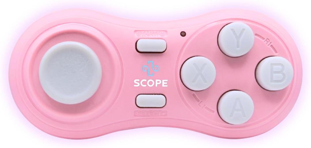 Scope Remote- Remote for Anki. Customizable with Anki Add-on, Compatible with Windows, Mac, iOS, iPad, and Android. Quizlet Compatible, Anki Controller. Pearl Pink, Plus (16-18 Hours Battery)