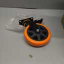 6 Inch Caster Wheels, Heavy Duty Casters Load 2800 Lbs, Industrial Swivel Silent Caster Wheels for Workbench Cart and Furniture Set of 4