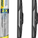 18''+18'' Wiper Blades, Compatible with Ford Ranger 1995-2011 Premium All-Season Windshield Wiper Blades-Driver and Passenger Side,Automotive Replacement Windshield Wiper Blade (Pack Of 2)