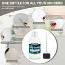 2 x White Touch Up Paint, Multi-Surface Touch Up Paint Pen For Cabinet, Furniture, Wall, Porcelain, Semi Gloss Appliance Paint Cover Scratches Interior & Exterior House Paint, 30ml, Black (1.5 Fl Oz (Pack of 1))