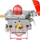 C1U-W43A 545081857 Carburetor for Zama C1U-W43 Poulan VS-2 BVM200FE GBV345 Craftsman 358794765 358794774 358794773 358794700 358794770 358794780 Blower with 545146501 Air Filter
