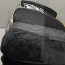 Small Dog Car Seat, Memory Foam Dog Booster Car Seats with Thick Cushion for Medium Dogs Under 35lbs, Detachable Washable Dog Bed, Pet Carseat with Storage Pockets (Black/Z, one Size)