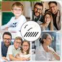 ANATTASOUL 5 Paris Anti-Slip Elastic Comfort Eyeglasses Temple Tips Sleeve, Fabric Glasses Ear Grip, Soft and Well-Fitting Glasses Ear Cushion, Knitting Eyeglass Ear Grips, Glasses Accessories