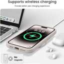 Vooii Compatible with iPhone 14 Pro Case, Liquid Silicone Upgrade [Camera Protection] [Soft Anti-Scratch Microfiber Lining] Shockproof Phone Case for iPhone 14 Pro 6.1 inch - Stone