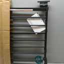 Babelio Baby Gate for Stairs, Kitchen & Doorways, No Bottom Bar| One-Handed Operation| Auto-Close| Hardware Mount (Drill Needed) Safety Dog/Pet Gate (Black - B17, 26-43" W, 28" H)