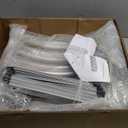 Gardmax Galvanized Raised Garden Bed, Lightweight Planter Boxes Outdoor with Easy Assembly, Large Garden Bed for Vegetables, Fruits, Flower Silver 8FT