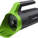 Garden Guru Handheld Seed Spreader Shaker Multi Use Grass Seed, Fertilizer, Salt, Ice & Snow Melt Spreader Adjustable Twist Cap w Multiple Size Openings Lightweight 1L Capacity Hand Seeder
