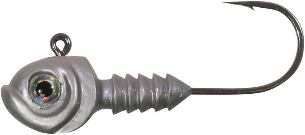 Northland Fishing Tackle Smeltinator Jig Head, Premium Bass Fishing Lure for Swimbaits & Plastics, 3 Pack - 1/8 Oz (5/0 Hook, Opening Night)