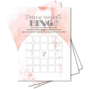 Bridal Shower Games, Bridal Games for Showers, Wedding Shower Game, Engagement Bachelorette Party Game, Bridal Shower Decorations and Gifts, 30 Cards Per Set (Suit006)