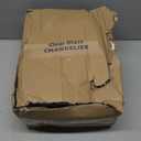 Industrial Semi Flush Mount Ceiling Light, 800 Lumen LED Bulb Included, Clear Glass Shade Ceiling Light Fixture, Farmhouse Light Fixture for Hallway Corridor Kitchen Bathroom Bedroom Passway (Large)