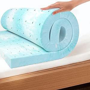 Memory Foam Mattress Topper Queen Size