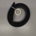 Floor Cord Cover, 6ft Length, 2.6" Diameter, Black