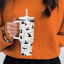 40 OZ Panda Tumbler with Handle.Panda Lover Cup Gift.40 OZ Unique Birthday Christmas Panda Tumblers Gifts for Women Men.
