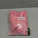 36 Inch Christmas Tree Skirt, Chunky Rustic Twisted Woven Round Tree Skirt with Tie Closure for Family Gatherings, Holiday Parties, Christmas Decorations (Pink)