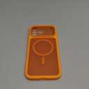 TOCOL for iPhone 17 Pro Max Case, Compatible with Magsafe Charger, Full Camera Protection, Translucent Matte for iPhone 17 Pro Max Phone Case 6.9 inch (Orange)