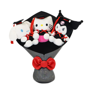 Tiralia Graduation Plush Bouquet - Set of 3 Adorable Stuffed Animals - Perfect for Graduation Gifts, Commencement Ceremonies, School Celebrations & Grad Party Decor