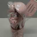 Umite Chef 22-Piece Silicone Cooking Utensils Set, Heat Resistant & Dishwasher Safe Kitchen Tools, Non-Scratch Spatula Set for Nonstick Cookware (Pink)