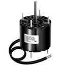 Hiorucet D132 Blower Motor for Fasco, 3.3 Inch Shaded Pole General Purpose Open Fan Motor with Ball Bearing, 115 Volts, 1.35 Amps, 1/20 HP, 1550 RPM, CW Rotation for Fasco D132.