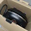 12" Electric Pizza Oven - Countertop Pizza Maker with Ceramic Stone, Heats up to 800F, Portable Indoor Pizza Oven for Homemade Pizzas, Black