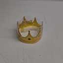 Adorox Gold Royal King Plastic Crown Prince Costume Accessory (24k)
