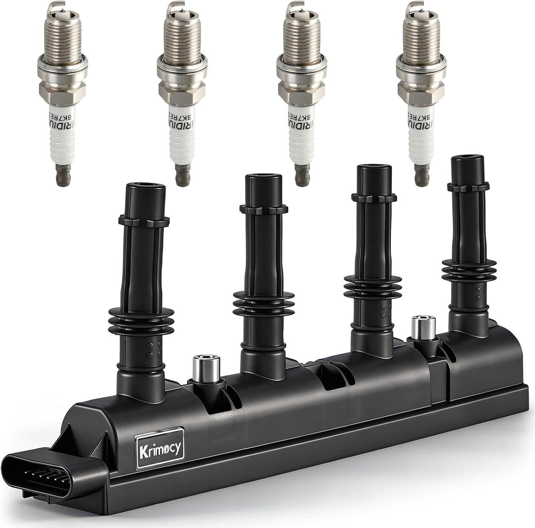 UF669 Ignition Coil Packs and Iridium Spark Plugs Compatible with 2011-2021 Chevy Cruze Sonic Trax Volt Cadillac ELR Buick Encore L4 1.4L