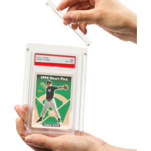 Graded Card Protector - Storage Case for PSA and Other Graded Trading Cards | Magnetic Top to Easily Change Card