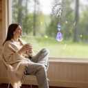 Dog Memorial Gifts for Loss of Dogs Crystal Suncatcher, Pet Memorial Gifts | Loss of Dog Sympathy Gift for Dogs, Bereavement Gift, Hanging Crystals Ornament for Window Rainbow Maker Home Decor