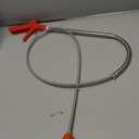 69 Inch Toilet Auger Snake with 4 Claw Grabber Fits Pipes 1.6 Inches or Larger Flexible Drain Cleaning Tool for Toilets