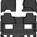 ANBINGOFloor Mats Fit for 2015-2020 Chevy Tahoe/GMC Yukon (Only for Bucket Seat / 7 Seat)(Not for XL), Fit All Weather Floor Mats for Tahoe Cargo Trunk Mat Liner Accessories