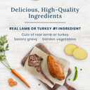 Blue Buffalo Delectables Natural Wet Dog Food Topper Variety Pack, Lamb & Turkey Dinner 3oz (12 Pack - 6 of Each Flavor) (EXP 12/14/27)