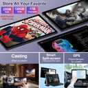 2025 Android 14 Tablet 22GB RAM 128GB ROM 1TB Expand, 10.1 inch 8000mAh Octa-Core Tablet with Keyboard & Mouse, HD IPS Display, 5G Wi-Fi, Bluetooth 5.0, GPS, Widevine L1, Split Screen -Metal Black