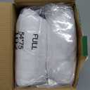 Premium Waterproof Mattress Protector Full Size, Breathable Bed Cover 3D Air Fabric Cooling Mattress Pad Cover Smooth Soft Noiseless Washable, 8''-21'' Deep Pocket (White)